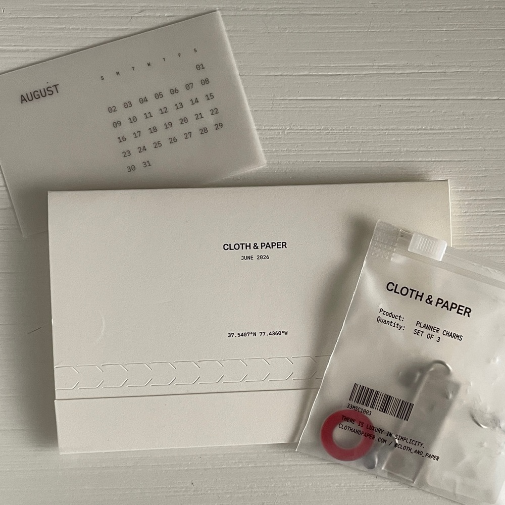 Cloth & Paper June Intention Box Items